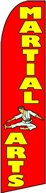 MARTIAL ARTS Feather Banner Flag (11.5 x 2.5 Feet)