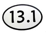 13.1 Oval Decal