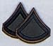 Subdued Private First Class Chevron Patch Set