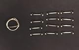 RING SIZE ADJUSTERS 14K WHITE GOLD FILLED, SIZE: SMALL - WOMENS, PACK OF 12