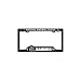 Oakland Raiders Black Plastic License Plate Frame