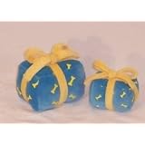 Plush Blue And Yellow Present Toy