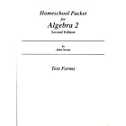 Algebra 2: Home School Extra Tests (Saxon Math) by  John H., Jr. Saxon