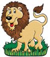 SAFARI LION ACCENT CUT OUTS
