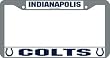 Indianapolis Colts Chrome License Plate Frame - SET OF 6 - Sports Merchandise