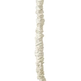 White Silk 46 1/2" Long Chandelier Chain Cord Cover