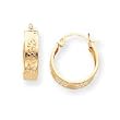 Sardelli - 14k Filigree Band Hoop Earrings