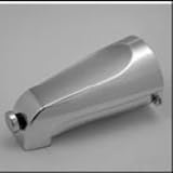 Mixet 71-PB BULK 5 Polished Brass 1/2 QUICKSPOUT Slip-on Front Pull Diverter Spout (SWD0429)