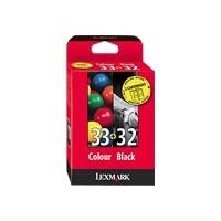 Lexmark No. 32 and No. 33 Combo Printer Cartridge Pack Ref Ref 0080D2951
