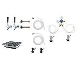 Two Tap Wall Mount Home Brew Kegerator Conversion Kit