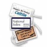 Luggage Tag with Loop Size Laminating Pouches 4 1/4 x 2 1/2, 5 Mil, 50/Pack (FEL52034) Category: Laminating Supplies