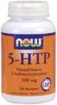 5-HTP by NOW Foods - Mental Fitness (100mg - 120 Vegetarian Capsules)