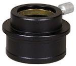 Tele Vue  High Hat Adapter 2-1.25 with Brass Clamp Ring- Satin Black finish