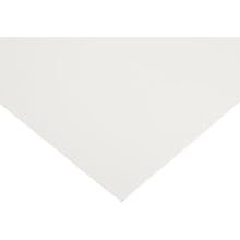 ABS (Acrylonitrile Butadiene Styrene) Sheet, Opaque White, Standard Tolerance, Meets ASTM D4673 Specifications