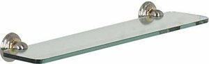 Alno A9050-24-BRZ Embassy Glass Bathroom Shelf