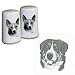 Greater Swiss Mountain Dog Small Salt and Pepper Shakers, Porcelain by Rosalinde (3')