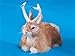 StealStreet R1802T Jackalope Small Lying Tan Handmade Animal Figurine