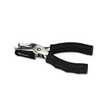 One-hole punch, black/metal
