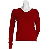 IZOD G Long Sleeve Cable V Neck Sweater