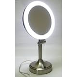 Zadro Surround Light 10X/1X Dimmable Sunlight Mirror - Pivoting Pedestal