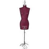 PGM-Pro 603 - Maroon Dressmaker Ladies Form with Hip, sizes 4-12