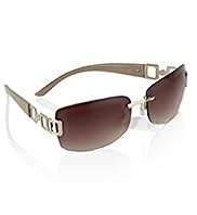 Buckle Arm Tinted Sunglasses