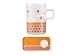 Arzberg Akita Akita Red Espresso Cup w/ Snack Saucer 3.7-oz.