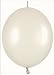 Mayflower Balloons 30896 Link-O-Loon 12 Inch Pearlized White Pack Of 25