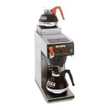 BUNN 12950.0291 12 Cup Coffee Brewer with Upper/Lower Warmers CWT20 Stainless Steel Funnel