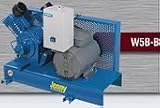 Jenny Base Plate Mounted Electric Motor Air Compressors, 2 Stage, Pump T, 20 HP, 670 RPM