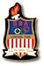 1948 London Olympics Five Rings Pin
