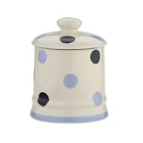 Typhoon Hand Painted Blue Spot Sugar Bowl