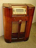 Art Deco GE Model H-87 Floor Console Tube Radio