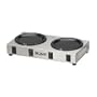 BUNWX2 - 2 Station Warmer Plate, Stainless Steel/ Matte Black