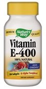 Nature's Way Vitamin E-400, 400 IU, 100-Softgels