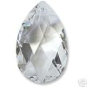 50MM SWAROVSKI SPECTRA CRYSTAL PEAR DROP 8721
