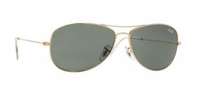 Ray Ban Rb3362 Cockpit Gold Frame Green Lens Metal Sunglasses - 56mm product image