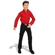 Elvis Presley Talking Action Figure: Elvis Dressed in a Red Shirt and Black Pants