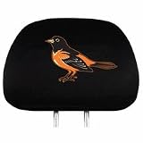 Baltimore Orioles Head Rest Covers - Set of 2