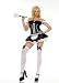 Sexy Naughty French Maid Halloween Costume Large 8-10