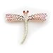 Sterling Silver Pink Enameled Dragonfly Pin