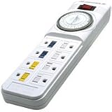 Power Center with Day-Night Timer - 8 Outlets