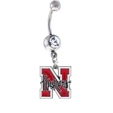 Nebraska Cornhuskers Sexy Belly Navel Ring