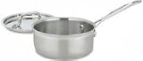 Cuisinart Multiclad Pro Stainless 1 1/2 Quart Saucepan with Cover 21GA2RFXp7L. SL160 Cuisinart Multiclad Pro Stainless 1 1/2 Quart Saucepan with Cover