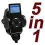 5 In 1 Universal Apple iPod Player Multi-Function - Fm Transmitter- Cradle - Holder - Charger - Usb Charger