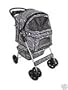 Classic Zebra 4 Wheel Pet Stroller