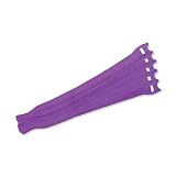 Velcro(R) Brand One-Wrap(R) Cableties 8in Prpl 25p