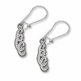 Cedar Crest Falcons 1/2 CCR Dangle Earrings - Sterling Silver Jewelry