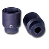 1in. Drive #5 Spline Fractional Budd Wheel Comb Impact Socket 1-1/2in. X 13/16in.