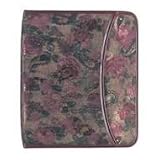 Looseleaf Zippered Organizer, Rosewood Fabric, 7-Rings, 5-1/2 x 8-1/2, Burgundy (FDP18734)